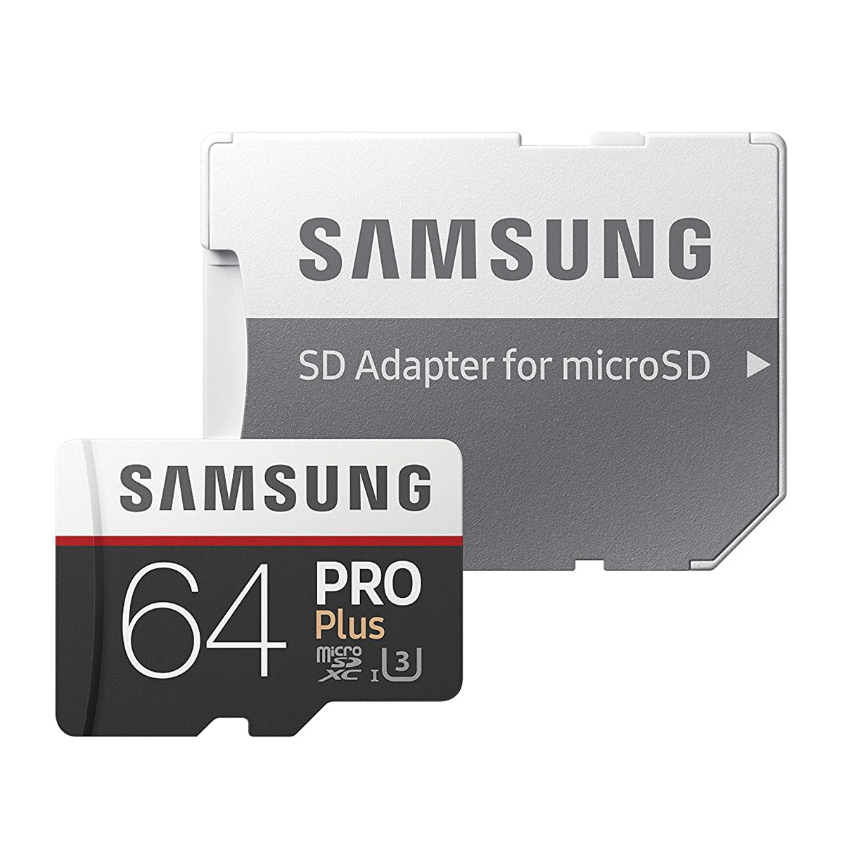 Tarjeta de memoria Samsung MicroSD PRO Plus 64GB con adaptador SD