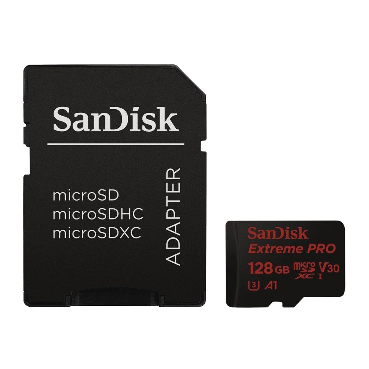 Tarjeta de memoria Sandisk Extreme Pro microSDXC 128 GB +Adaptador SD