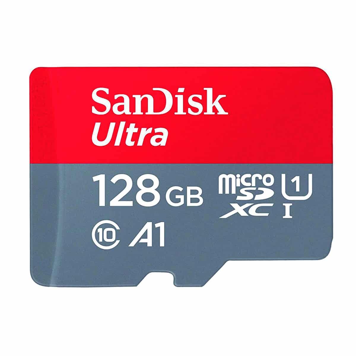 Tarjeta de Memoria SanDisk Ultra Micro SDXC Clase 10 A1 de 128 GB + Adaptador