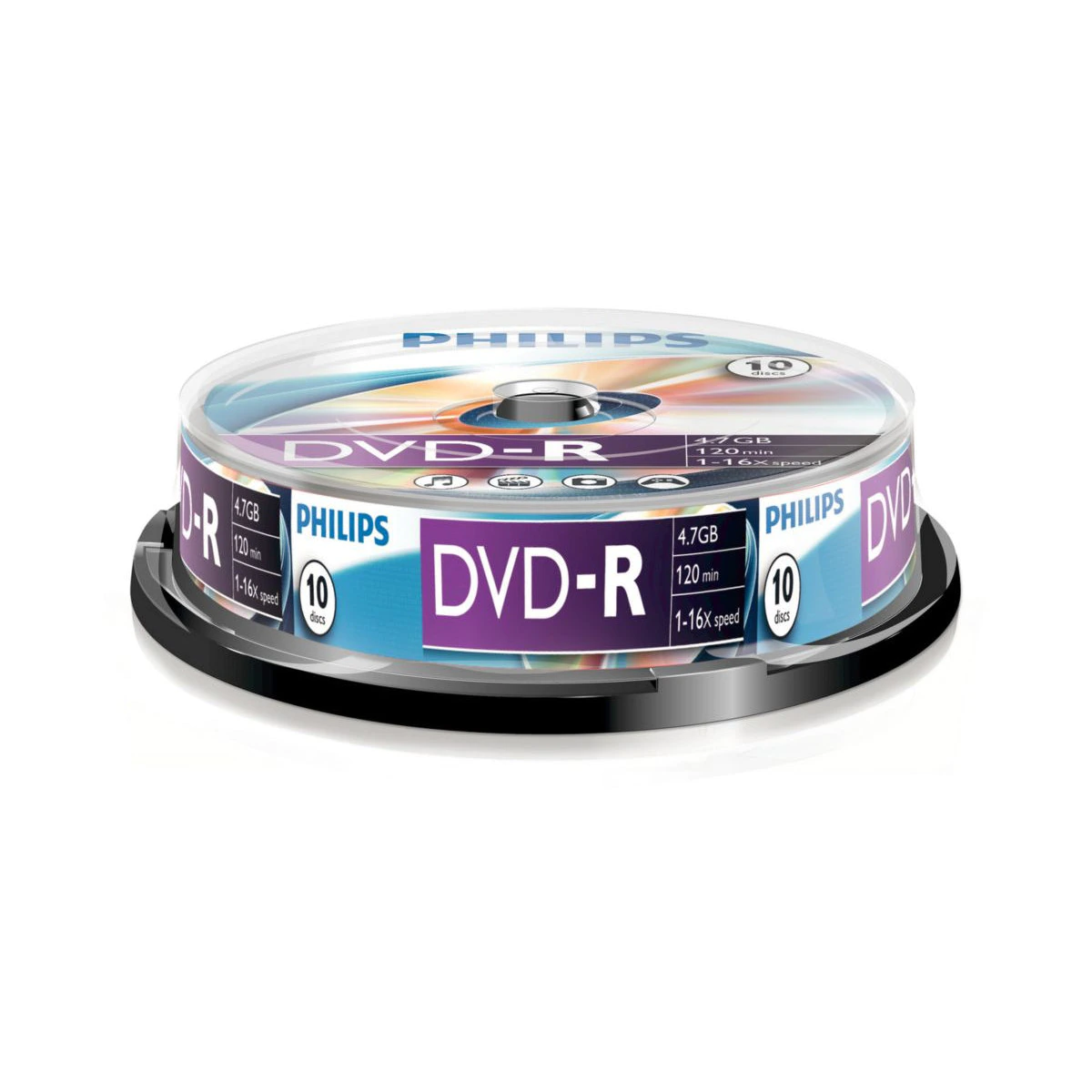 Tarrina 10 DVD-R Philips 4,7 GB