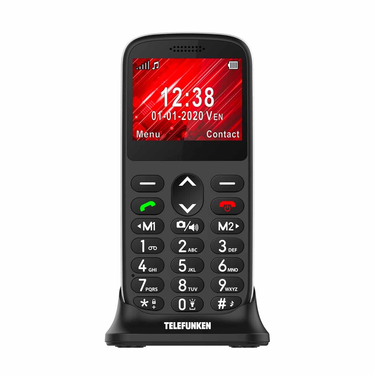 Teléfono móvil Telefunken S420 Senior Phone negro