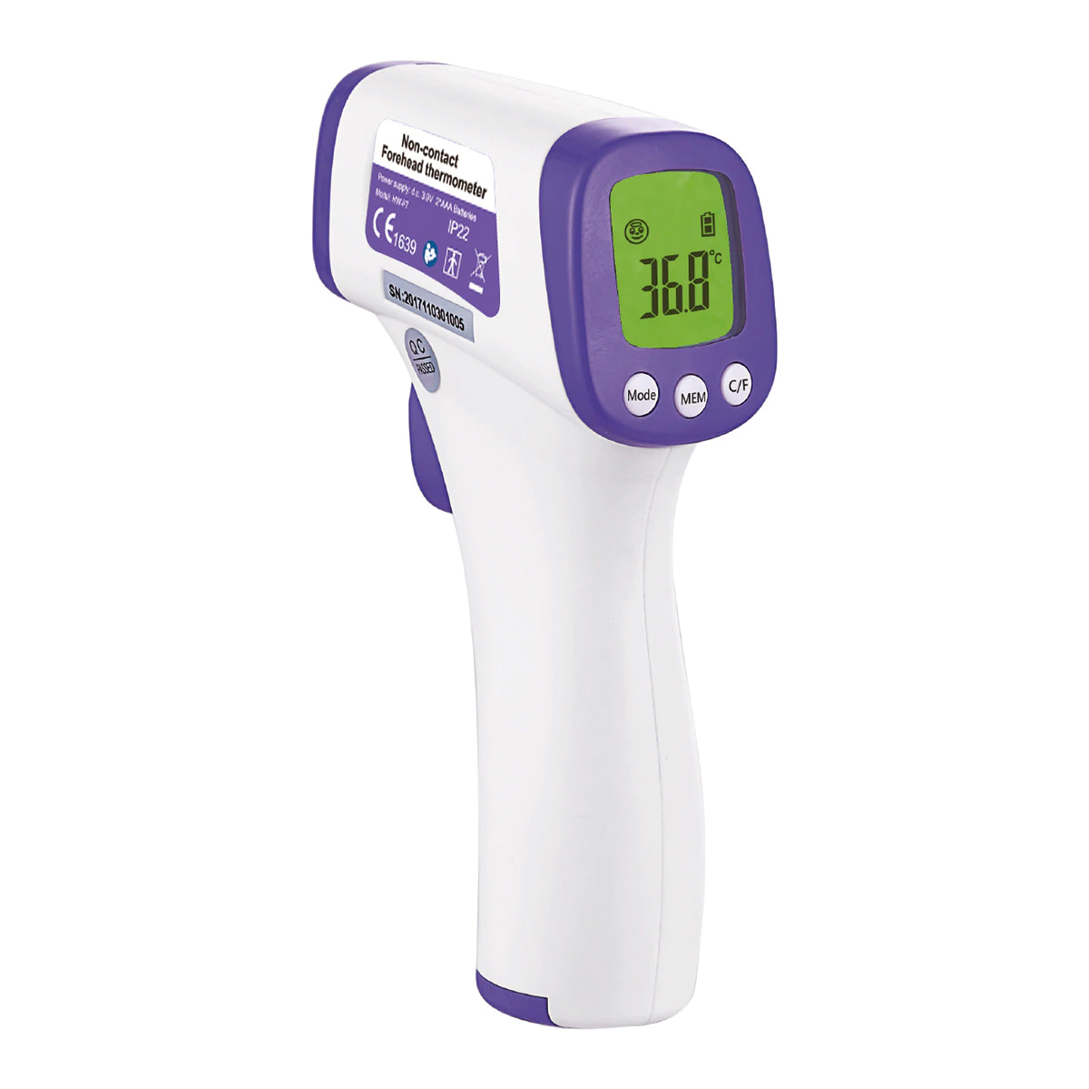 Termómetro digital Simzo HW-F7 con alarma de fiebre