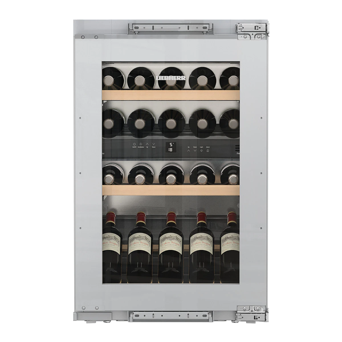 Vinoteca integrable Liebherr EWTdf 1653 con capacidad para 30 botellas